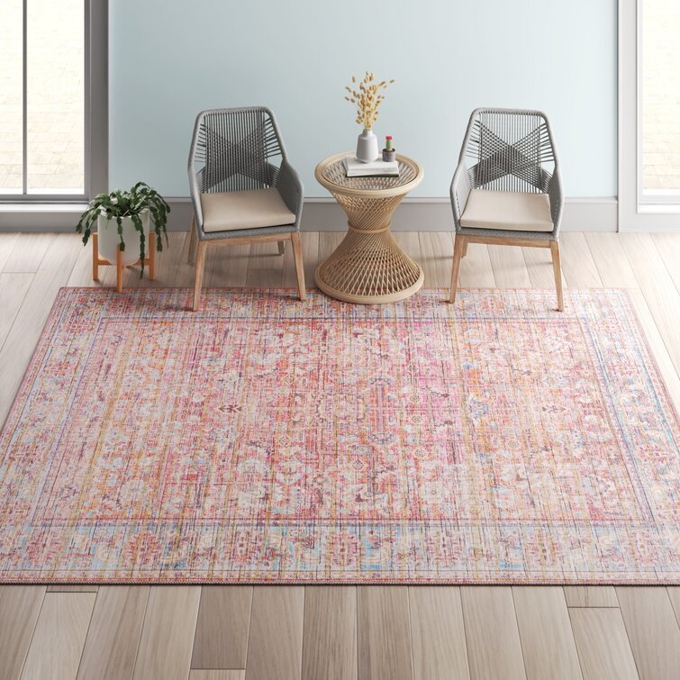 Sheryl Rose/Blue Rug