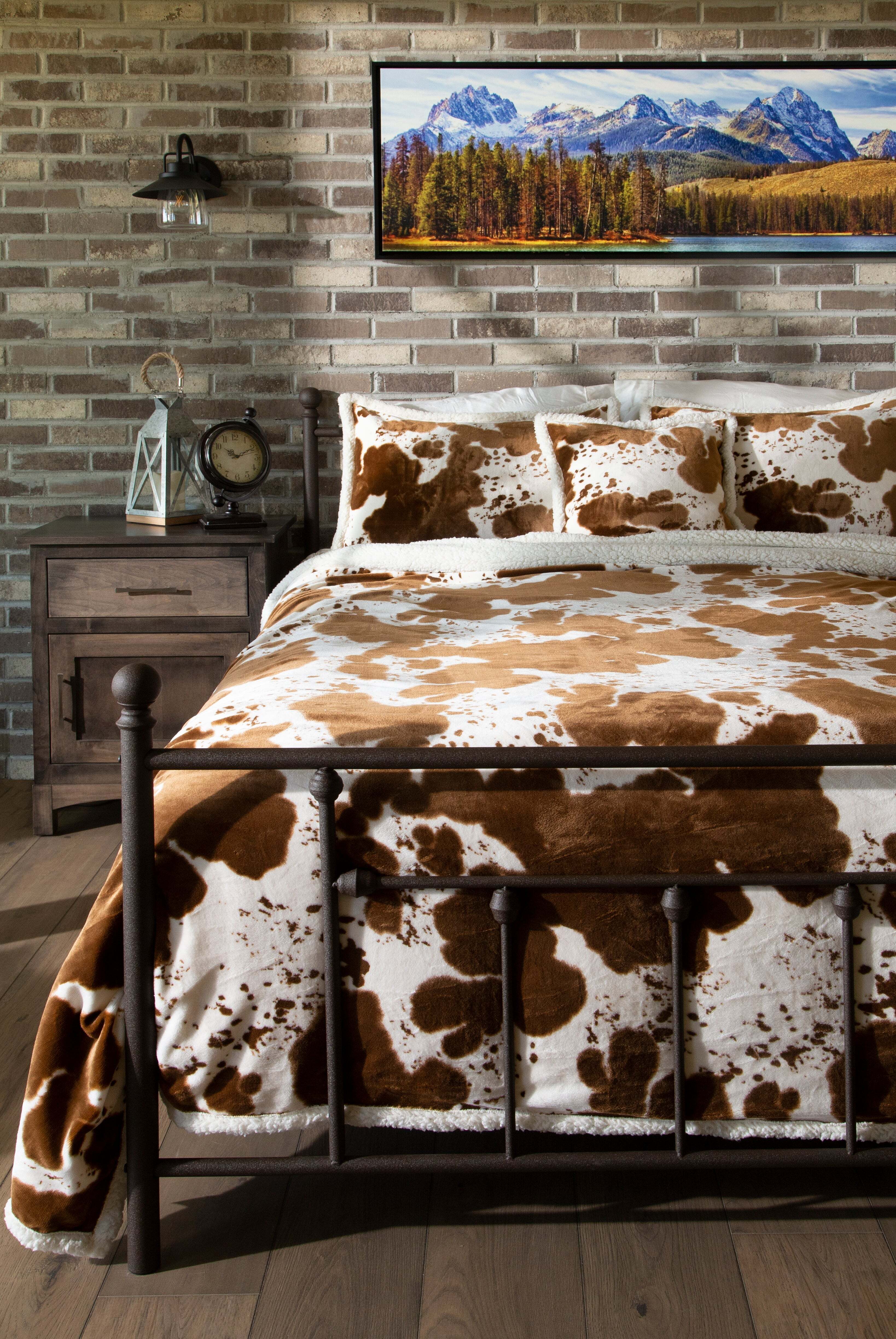 Plush Lodge Fleece Blanket - 3 Piece Set